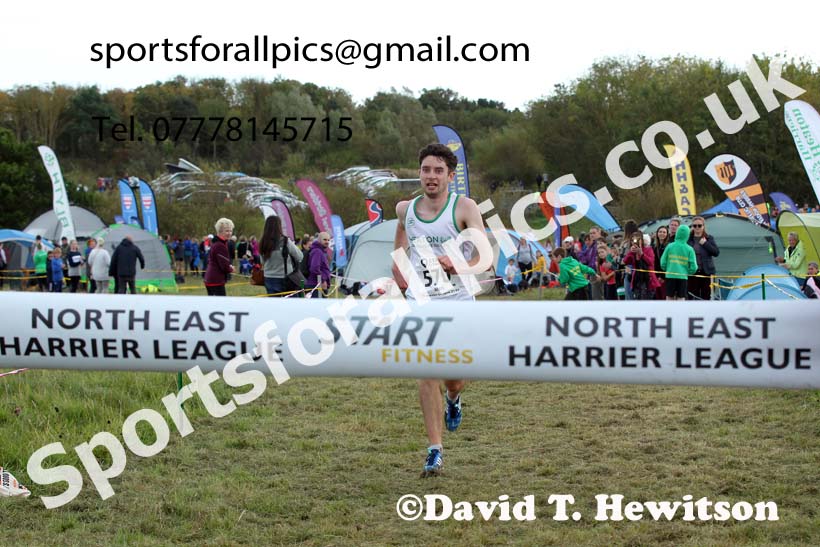 Senior mens 2021 North Eastern Harrier League, Druridge Bay. Photo: David T. Hewitson/Sports for All Pics